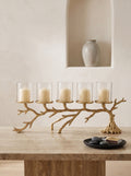 25.6x5.9x10.4' Gold Branch Candelabra Candle Holder