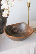 9.8x9.8x3.5' Artisanal Terracotta Decorative Bowl