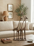 10x3.9x18.9' Giraffe Sculpture, Animal Statue Decor