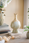 8.1x5.5x15.9' Reactive Glazed Vase