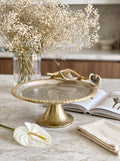 11x10x5.5' Calla Lily Decorative Pedestal Tray